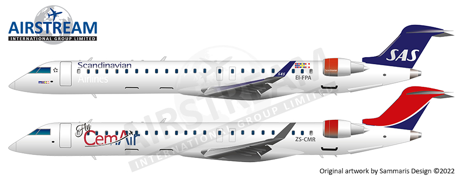 2 x CRJ900LR’s Lease to CemAir on behalf of Truenoord Services